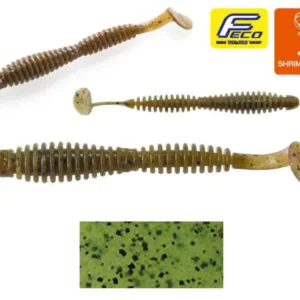 Tiemco LOCOism Flexy Shad 3" #100 Watermelon/BKF