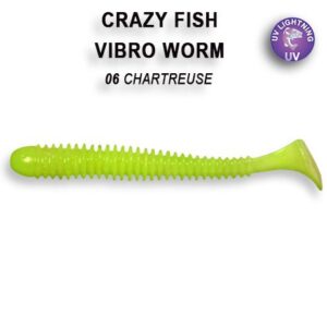 Crazy Fish Vibro Worm 2"