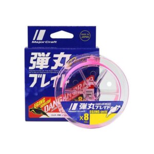 MAJOR CRAFT DANGAN BRAID X8 EGING SPECIAL 150m #0.5 12lb Pink