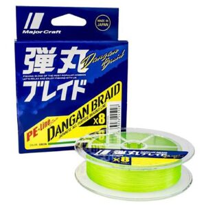 Major Craft DANGAN BRAID X4 150m Fluo Green
