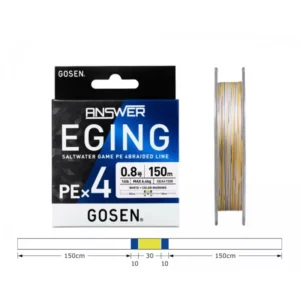GOSEN ANSWER EGING PE X4 150M WHITE