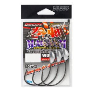 DECOY WORM130M MAKISASU MAGNUM WEIGHTED (NS BLACK)