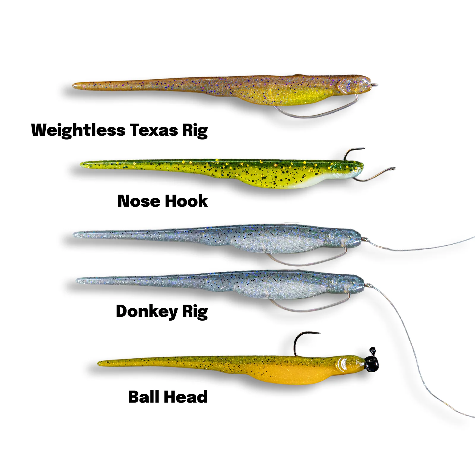 X Zone 5" Whiplash Shad 7db/csomag - Image 2